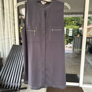 Love Riche Charcoal Sleeveless Dress